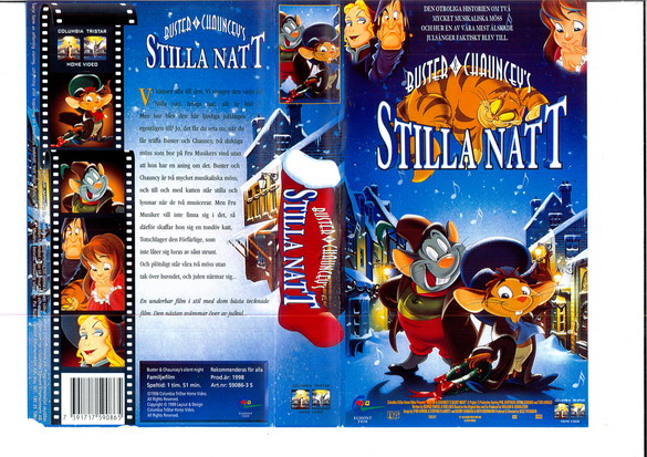 BUSTER & CHANCEY'S STILLA NATT (Vhs-Omslag)